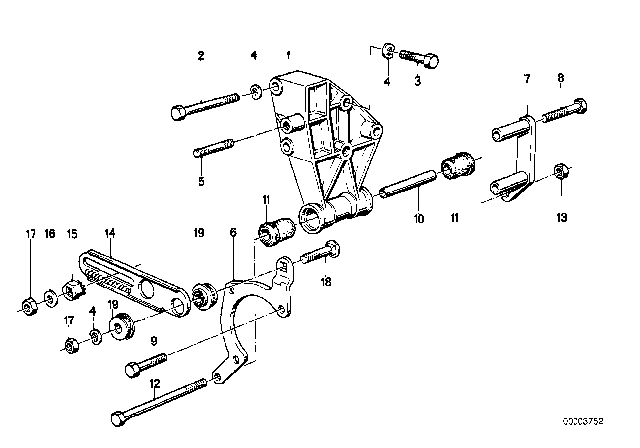 1988 BMW M3 Hydro Steering - Vane Pump Diagram 2