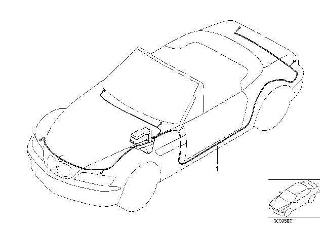 2002 BMW Z3 M Main Wiring Harness Diagram