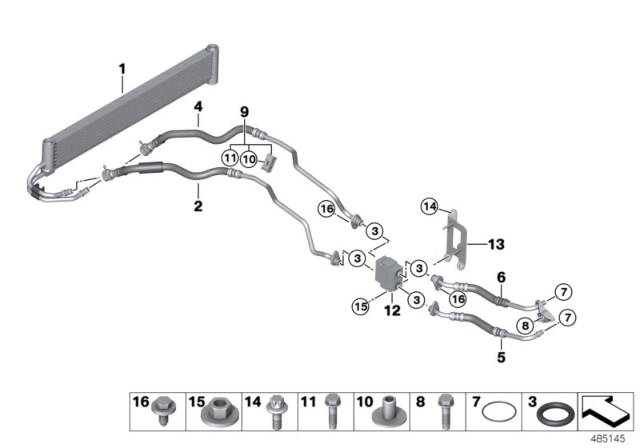 2020 BMW M2 O-Ring Diagram for 17227581147