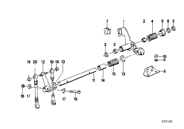 1990 BMW M3 Accelerator Pedal Diagram