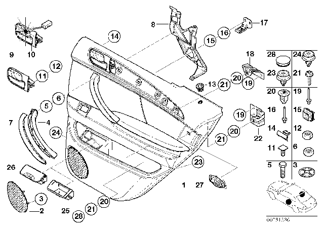 2001 BMW X5 Hex Nut Diagram for 07129904882