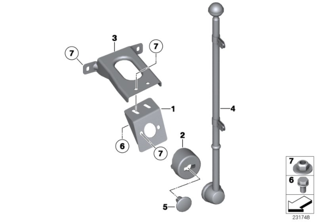 2013 BMW Alpina B7 xDrive Base Plate Left Diagram for 72607206097