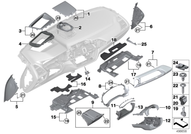 2020 BMW X3 M U-CLAMP Diagram for 51459496283