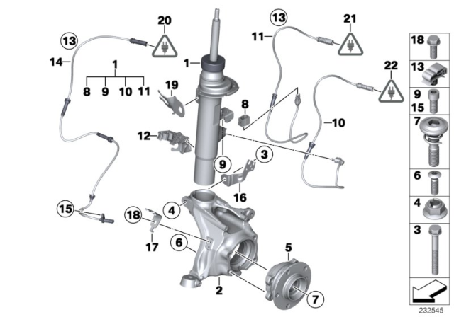 2011 BMW X3 Holder Rds Diagram for 34526787571