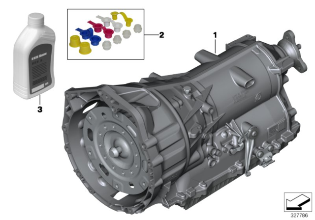 2012 BMW 640i Automatic Gearbox Eh Diagram for 24008645366