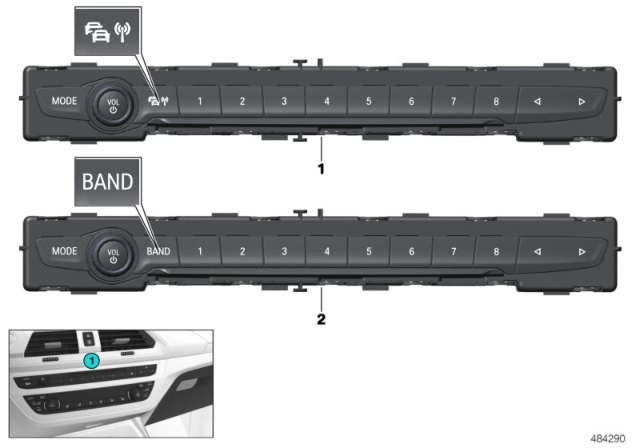 2020 BMW X3 xDrive30e(G01) Control Unit Audio Diagram