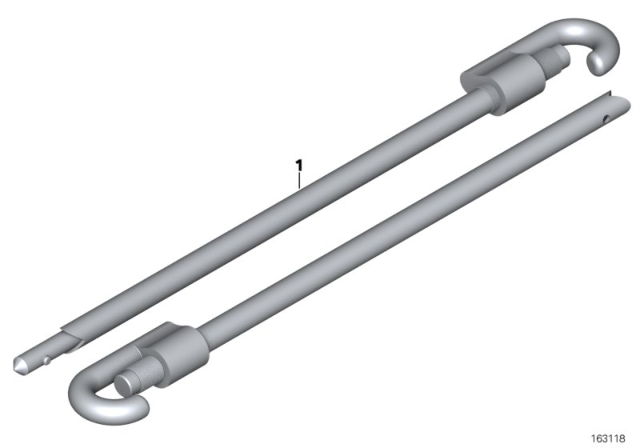 2014 BMW X3 Tow-Bar Diagram