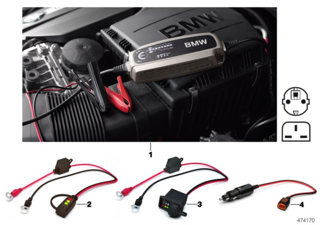 2020 BMW M240i Battery Charger Diagram