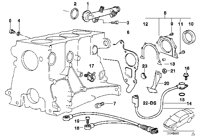 1999 BMW 318ti Connector Diagram for 11531714738