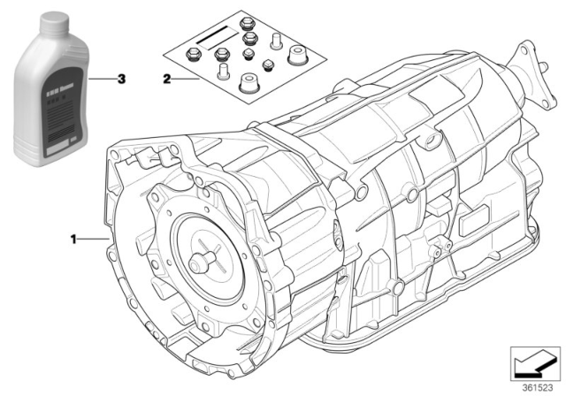 2009 BMW 328i Exchange. Automatic Transmission Eh Diagram for 24007594375