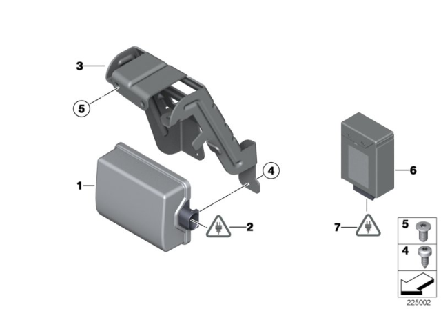 2013 BMW X5 xDrive35i(E70) Acc-Sensor Diagram