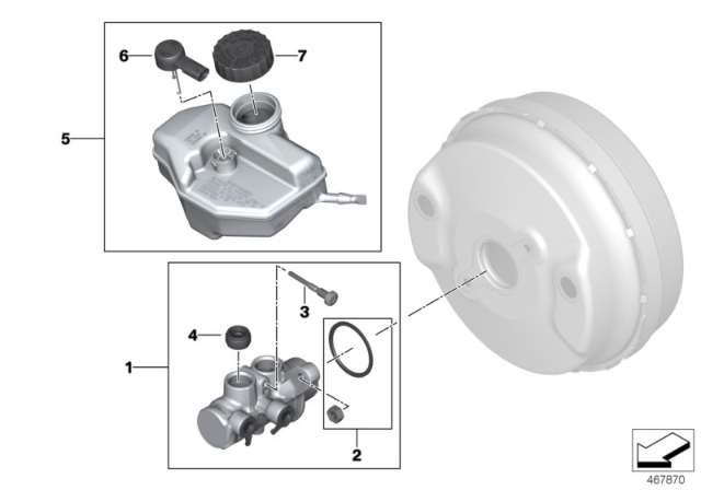 2018 BMW X3 Expansion Tank Diagram for 34336871185