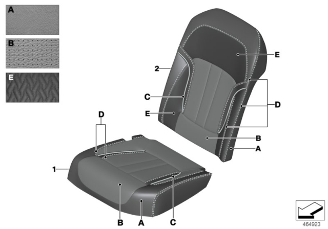 2019 BMW 740i Individual Covering Comfort Seat Aircon Rear Diagram