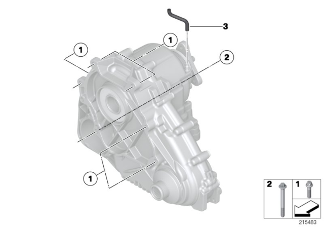 2017 BMW X4 Gearbox Mounting Diagram