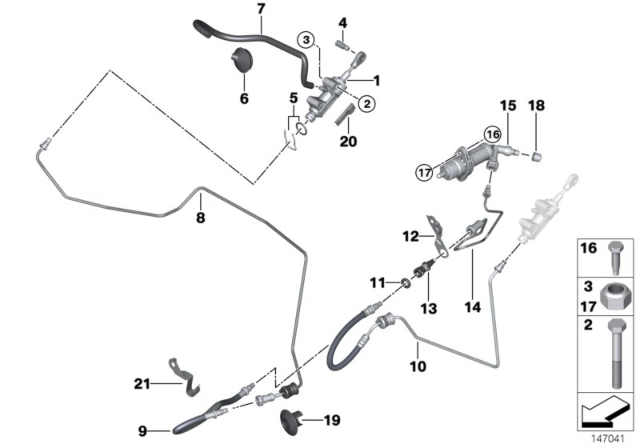 2010 BMW M3 Clutch Control Diagram