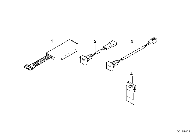 2006 BMW 530i Sedan(E60) Single Parts, Ant kidnapping Diagram