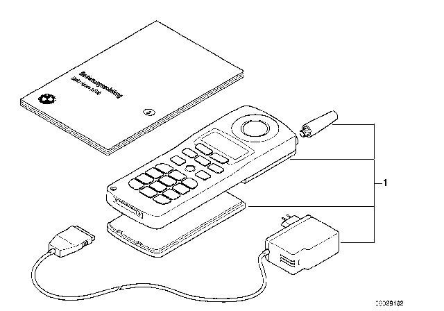 1999 BMW 323is Phone Kit Diagram 1