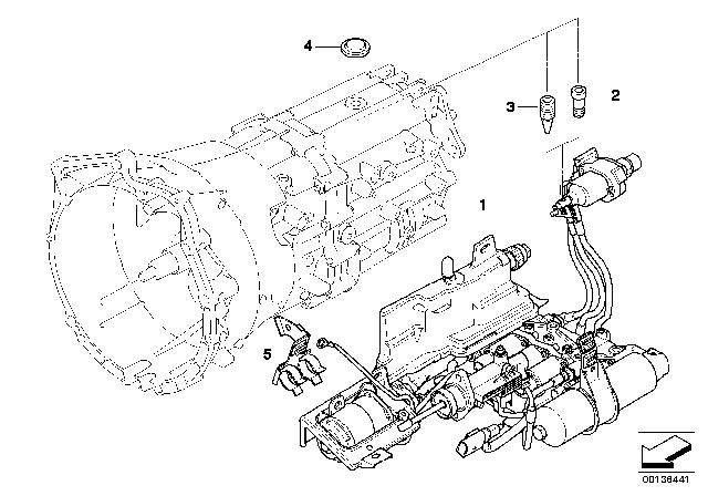 2005 BMW 530i Hydraulic Unit Diagram for 23427567719