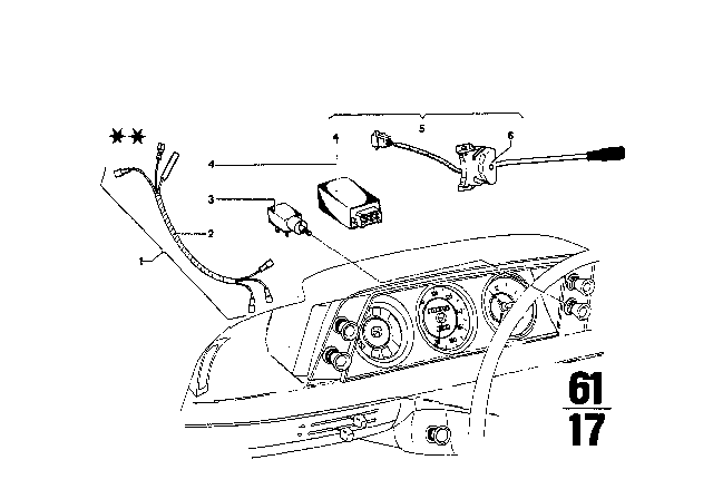 1970 BMW 1602 Wipe System Diagram 2