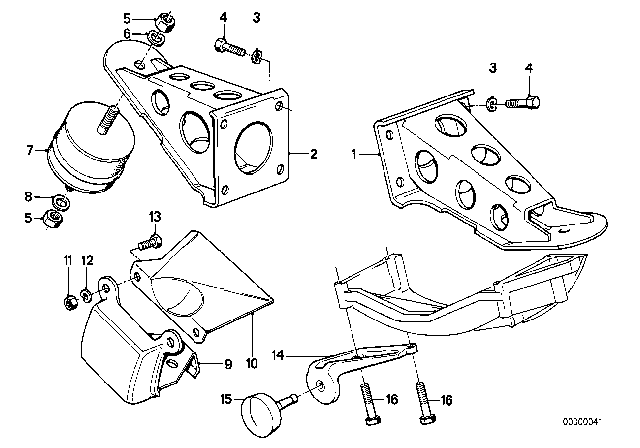 1992 BMW 325i Heat Resistant Plate Diagram for 11811128513