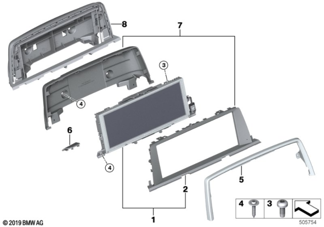 2015 BMW 640i Gran Coupe Set Of Covers Diagram for 65509292448