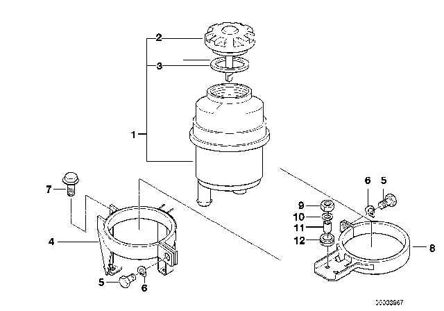 1993 BMW 318is Label, Oil Container-Power Steering Pump Diagram for 71246798132