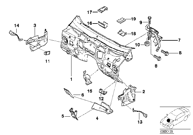 2001 BMW 750iL Supporting Tube Diagram for 51718158193