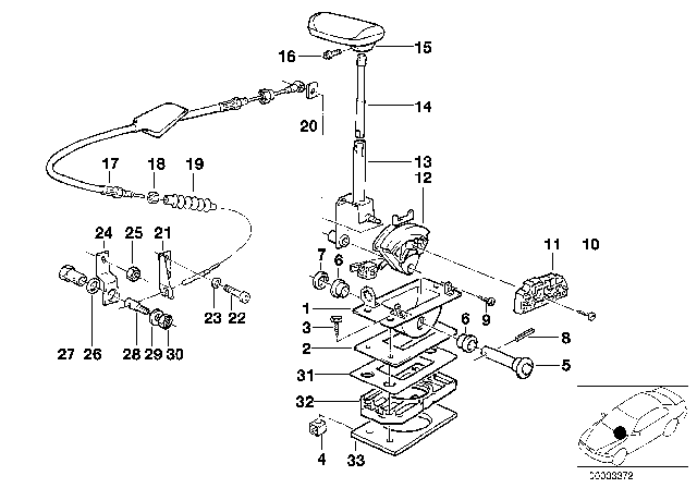 1988 BMW 325ix Self-Locking Hex Nut Diagram for 07129922422
