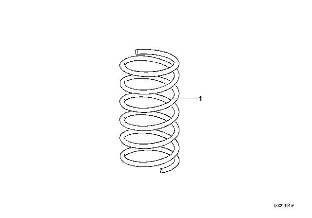 1989 BMW 325is Coil Spring Diagram
