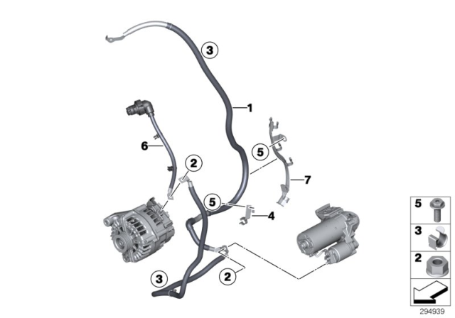 2013 BMW X5 M Battery Cable Diagram