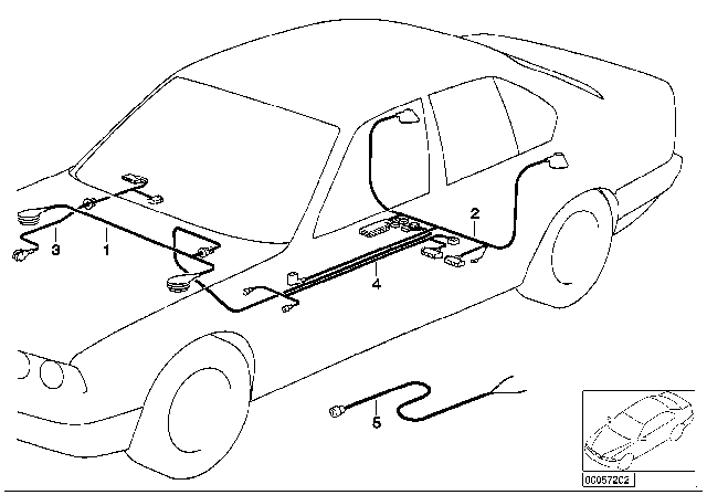 1993 BMW 740i Wiring Sets Diagram 2
