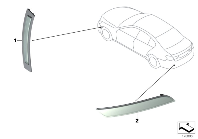 2015 BMW Alpina B7 Reflector Diagram