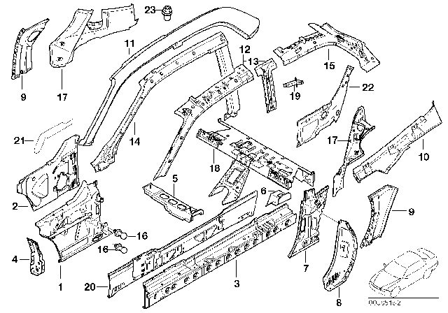 1999 BMW Z3 Threaded Plug Diagram for 41318199941