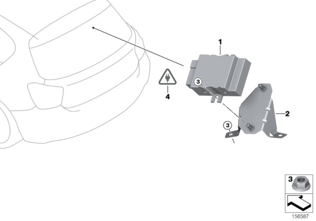 2012 BMW 328i xDrive Control Unit For Fuel Pump Diagram