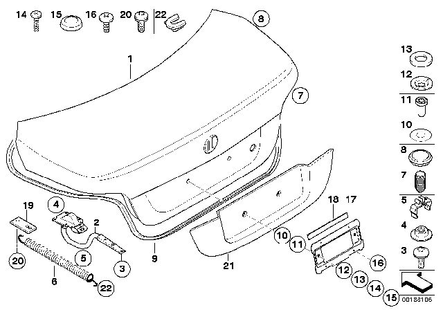 2007 BMW 525xi Spring-And-Shock-Absorber, Right Diagram for 51247141490