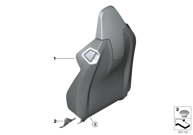 2020 BMW M8 REAR PANEL M-SPORT, RIGHT Diagram for 52108094166