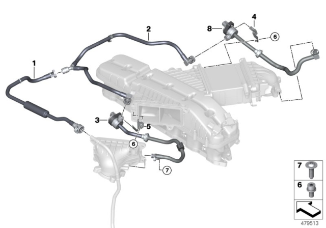 2020 BMW M760i xDrive Fuel Tank Breather Valve Diagram