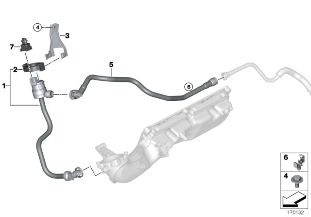 2010 BMW 750Li Fuel Tank Breather Valve Diagram