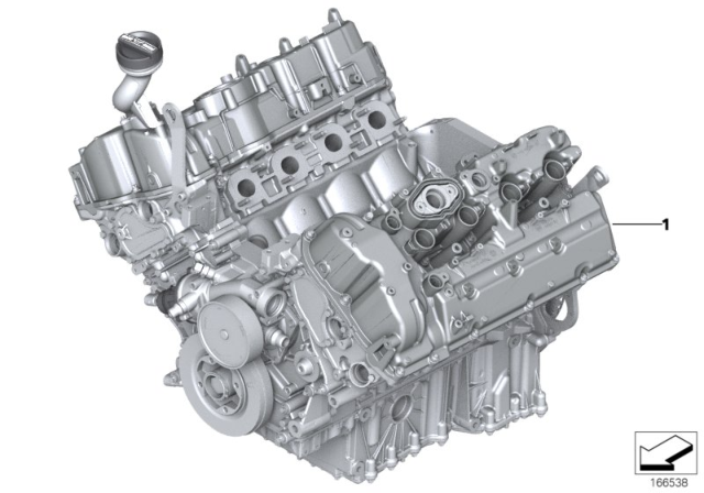 2014 BMW 750Li Short Engine Diagram