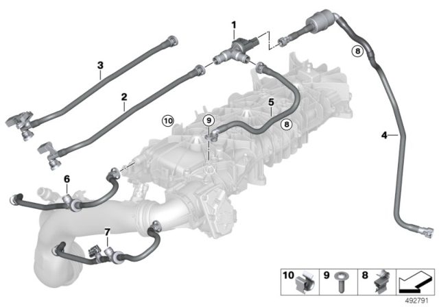 2020 BMW X3 Fuel Tank Breather Valve Diagram