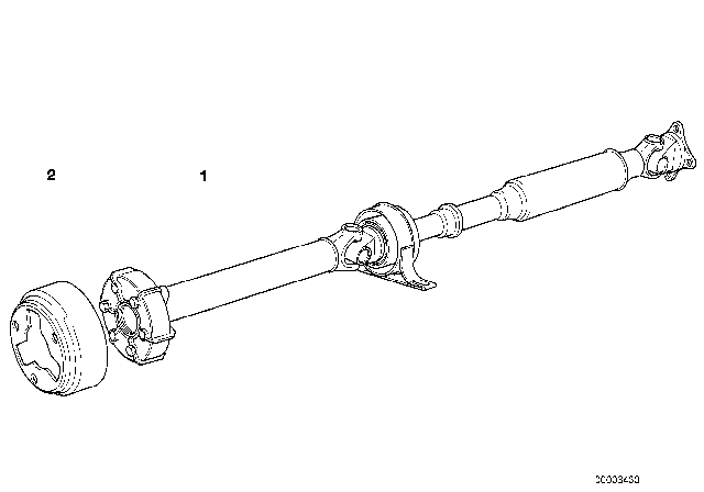 1992 BMW 325is Drive Shaft (Swivel Joint) Diagram