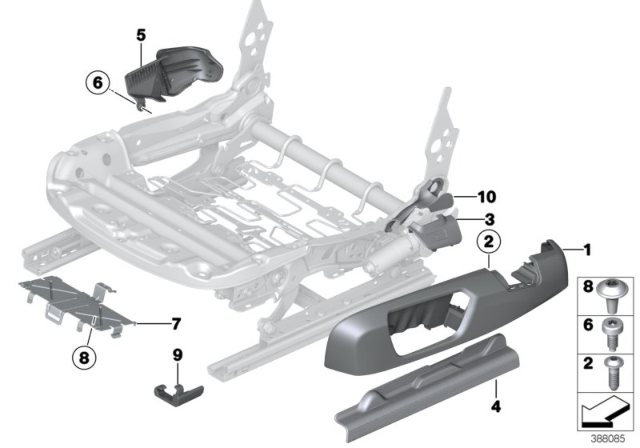 2013 BMW 320i Seat, Front, Seat Panels, Electrical Diagram
