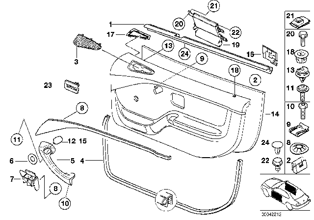 1997 BMW Z3 Cover Airbag Right Diagram for 51418413218