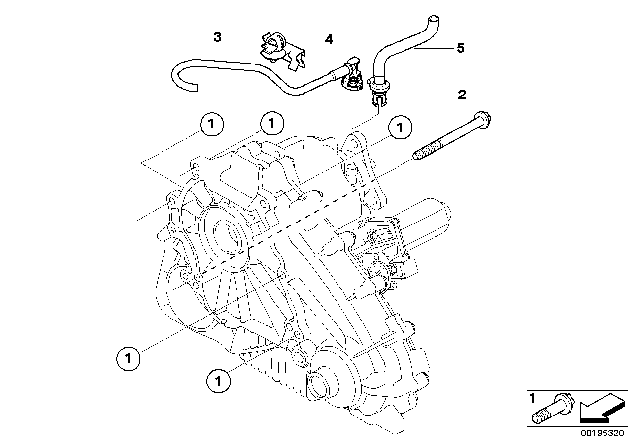 2010 BMW X6 Gearbox Mounting Diagram 1
