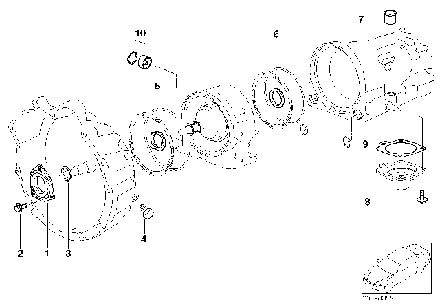 1995 BMW 325is Mounting Parts / Gaskets (A4S 270R/310R) Diagram