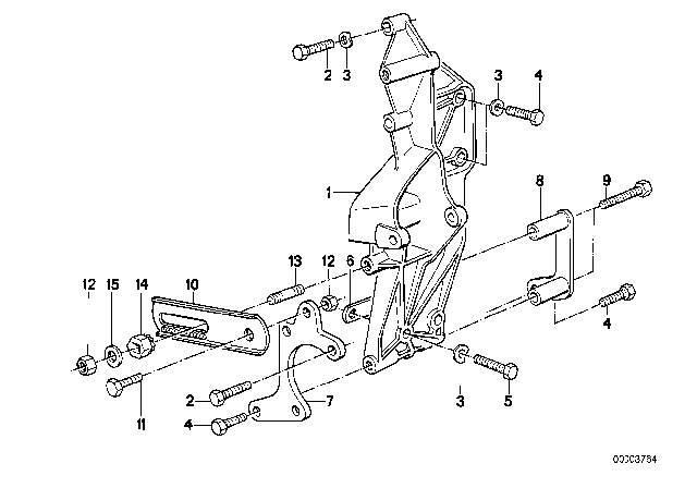 1980 BMW 633CSi Hydro Steering - Vane Pump Diagram 4