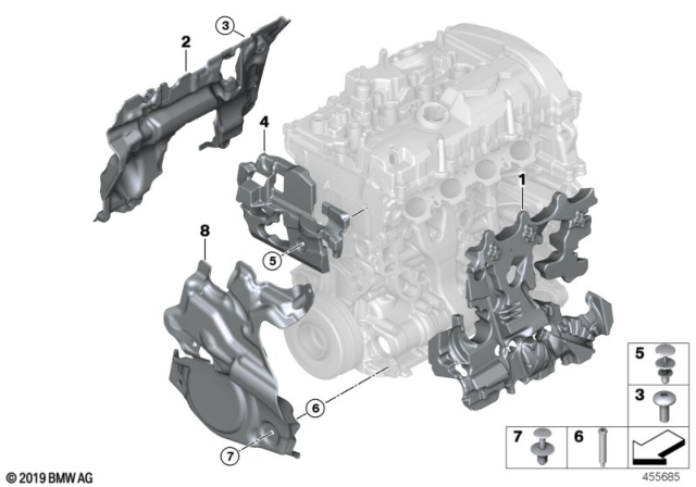 2020 BMW 230i xDrive Engine Acoustics Diagram