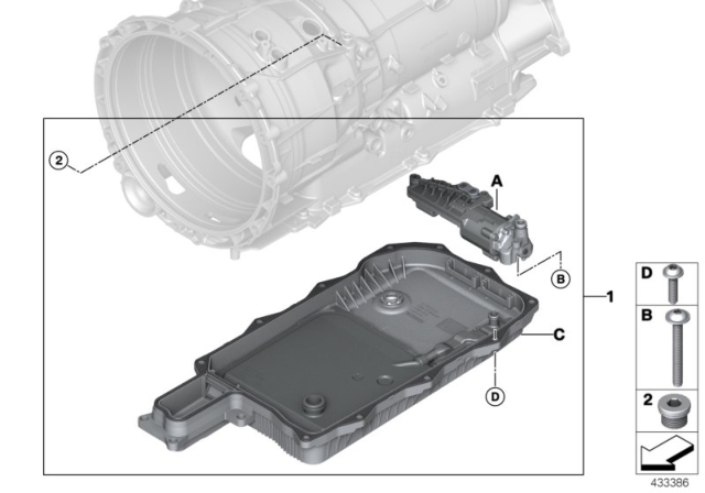 2017 BMW 330e Electric Oil Pump (GA8P75HZ) Diagram