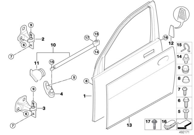 2004 BMW 745i Reflector Right Diagram for 51217057984