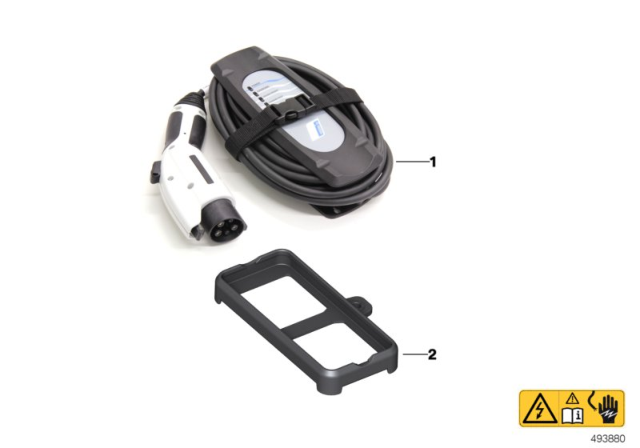 2015 BMW i3 SPACER, CHARGE CABLE Diagram for 61449476532